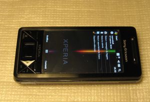 Sony-Ericsson X1i black - Screen view